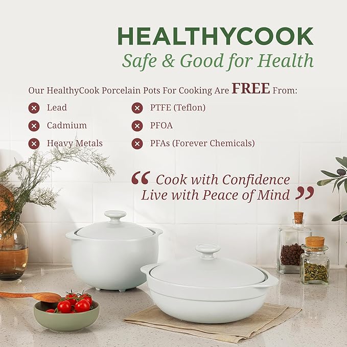 MINH LONG 2-Qt Porcelain Dutch Oven - Image 4