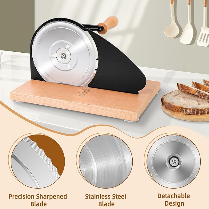 CAWIU Upgraded Manual Bread Slicer