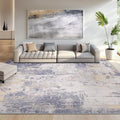 Washable Area Rugs 8'x10' Non-Slip Modern Abstract Soft by RELEANY