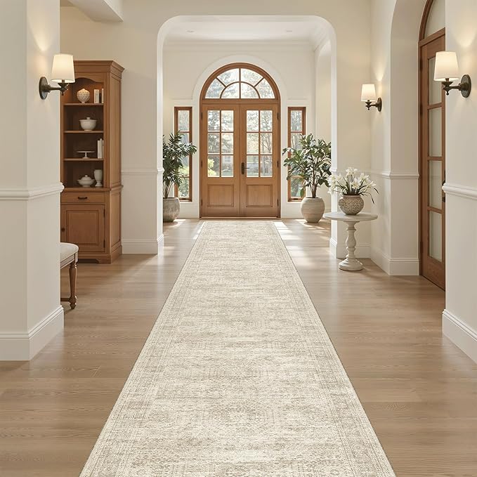 Runner Rug 2'6" x 16' Washable Non-Slip 2.5x16 ft Long Runner Rugs - Image 2