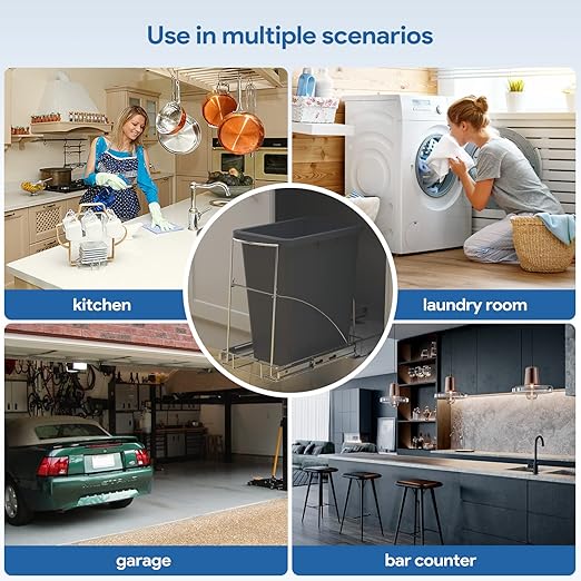 Pull Out Trash Can Under Cabinet & Under Sink