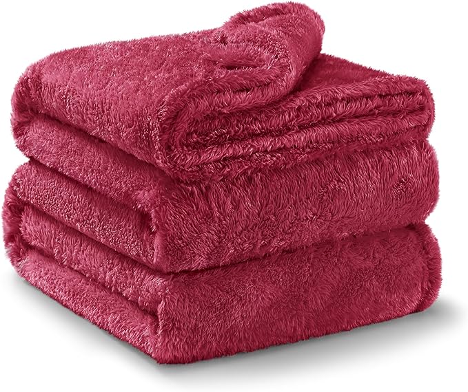Exclusivo Mezcla Plush Fuzzy Fleece Bed Blanket King Size, Super Soft, Fluffy - Image 4