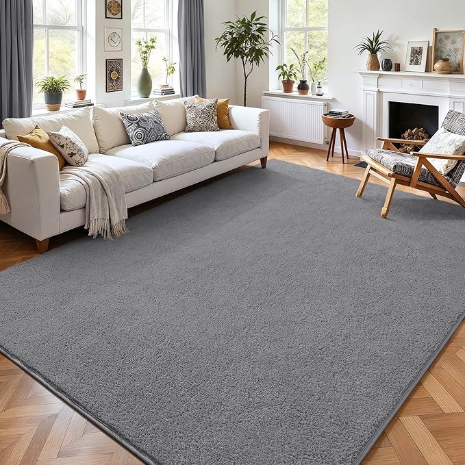 AROGAN Modern Shag Area Rug for Living Room, 5x7 Feet Washable Rugs for Bedroom by AROGANAREARUG