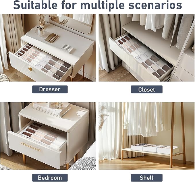 Joyoldelf Drawer Organizer 4 Pack - Image 6