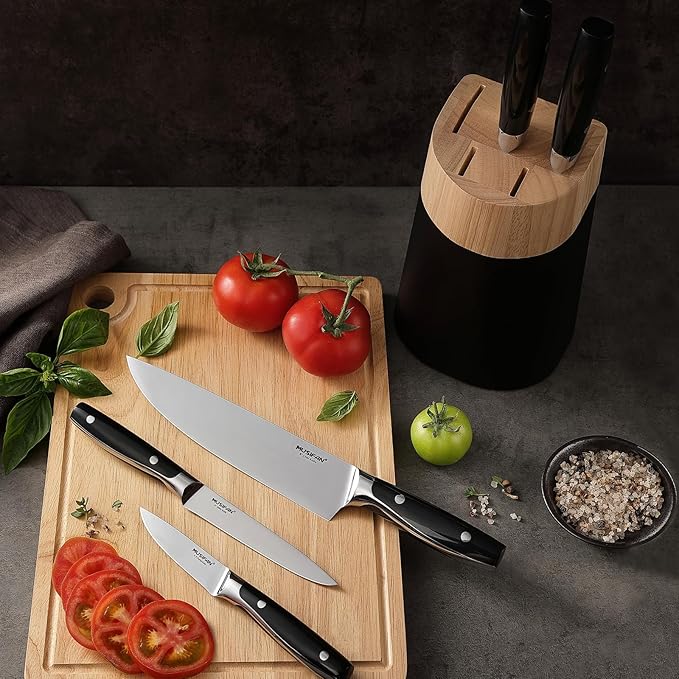6-Piece Knife Block Sets，Stainless Steel Kitchen Knife Set