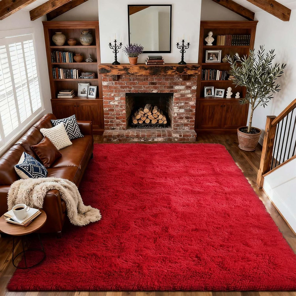 8x10 Ft Extra Large Shag Rugs for Living Room, Ultra Soft Fluffy Furry Area