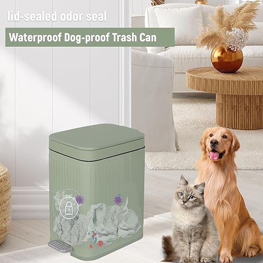 rejomiik Small Bathroom Trash Can - Image 6