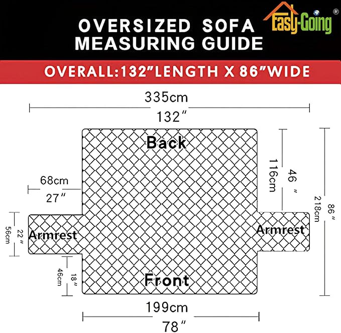 Easy-Going Reversible Oversized Couch Cover - Image 6
