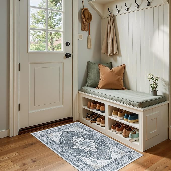 Area Rugs 2'x4' Kitchen Rugs Entry Rug Small Rugs by RELEANY