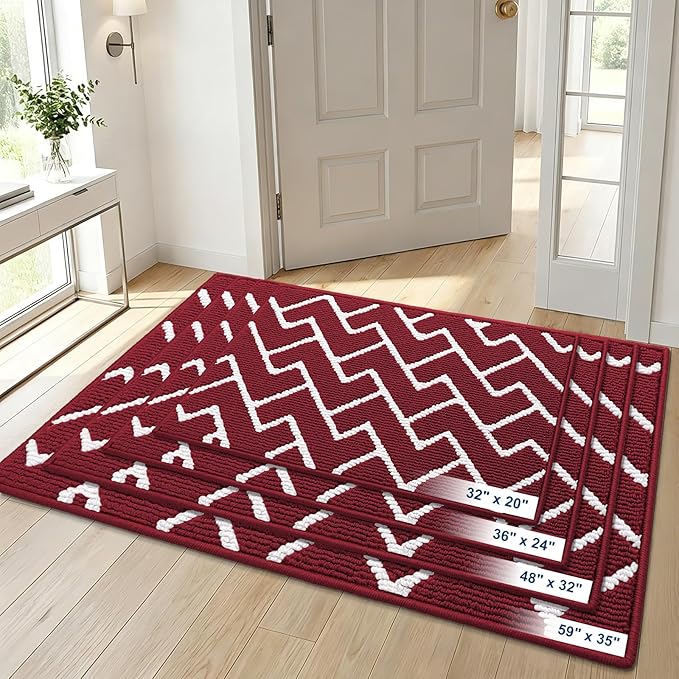 OLANLY Front Door Mat, Non-Slip Rubber Backing, Dirt Resistant and Absorbent - Image 9