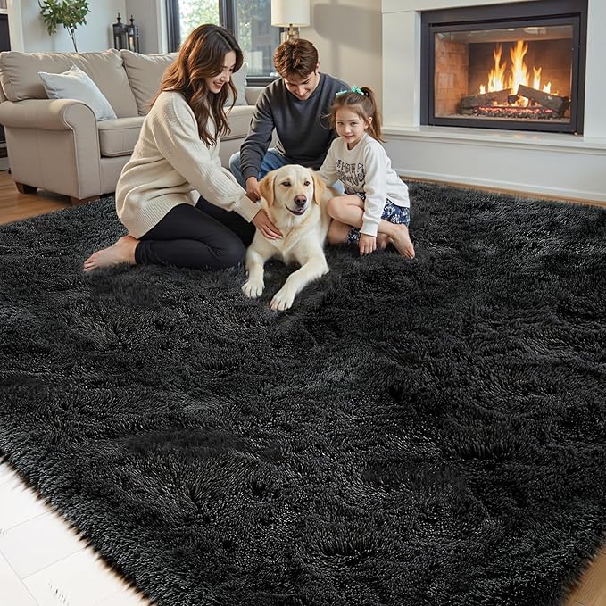 8x10 Area Rugs for Living Room Bedroom, Large Area Rug Shaggy Carpet Soft Plush - Image 4
