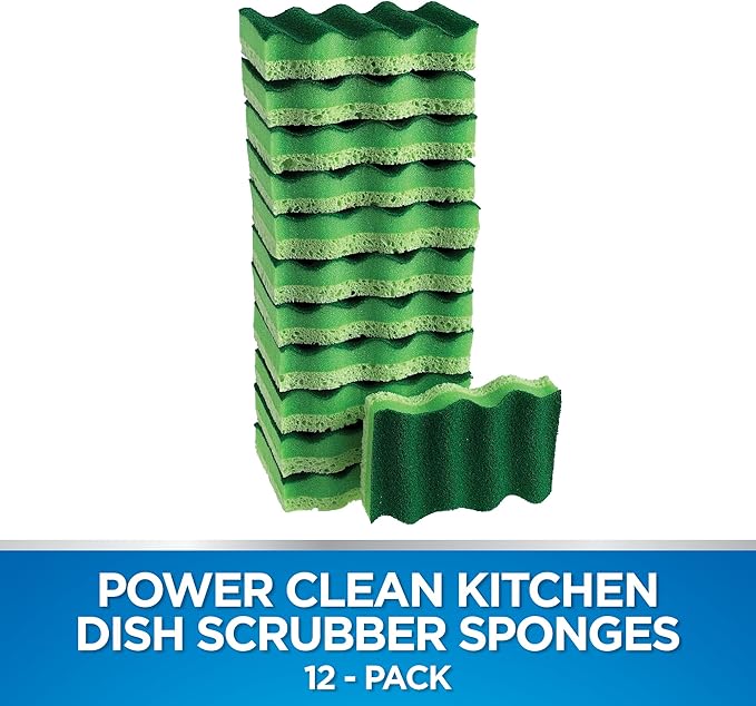 Dawn Power Clean Dual-Sided Scrubber Sponges