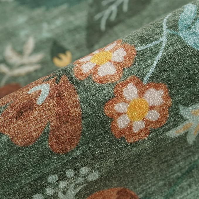 Washable 3x5 Entryway Area Rugs: Ultra Soft Low Pile Carpet - Image 3