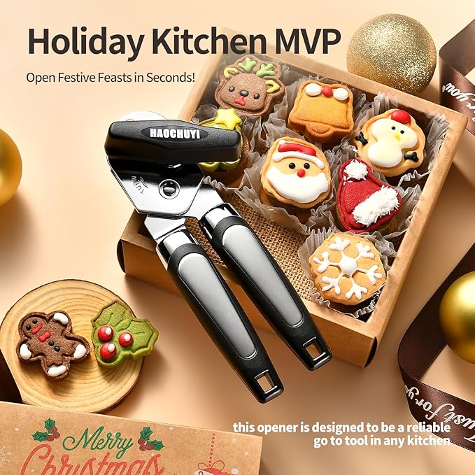 Heavy Duty Stainless Steel Smooth Edge Manual Can Opener and Bottle Openers - Image 7