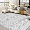Nakagishi 10x14 Area Rug Living Room: Washable Boho Large Neutral Soft by NakagishiAreaRug