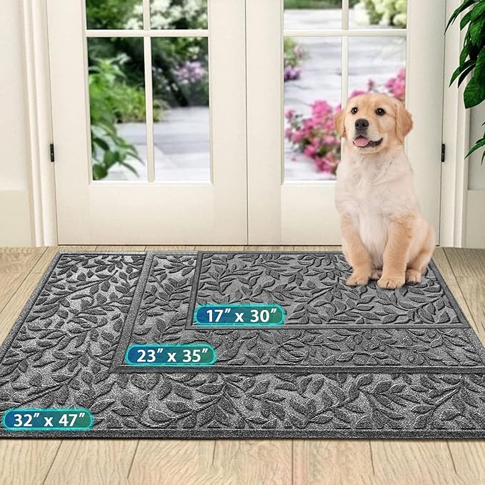 Bulijojo Sturdy Front Entrance Doormats, Durable Heavy Duty Welcome Mat - Image 3
