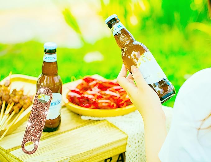 Rose Gold Beer Bottle Opener Diamond Bling Beer Bottle Opener - Image 4