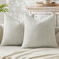 MIULEE Pack of 2 Couch Throw Pillow Covers 20x20 Inch Grey-White Modern Boho by MIULEE