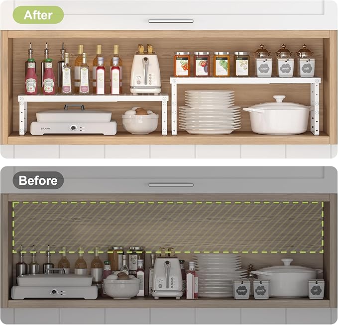 RUILALIFE Expandable Cabinet Organizer Shelf - Image 5
