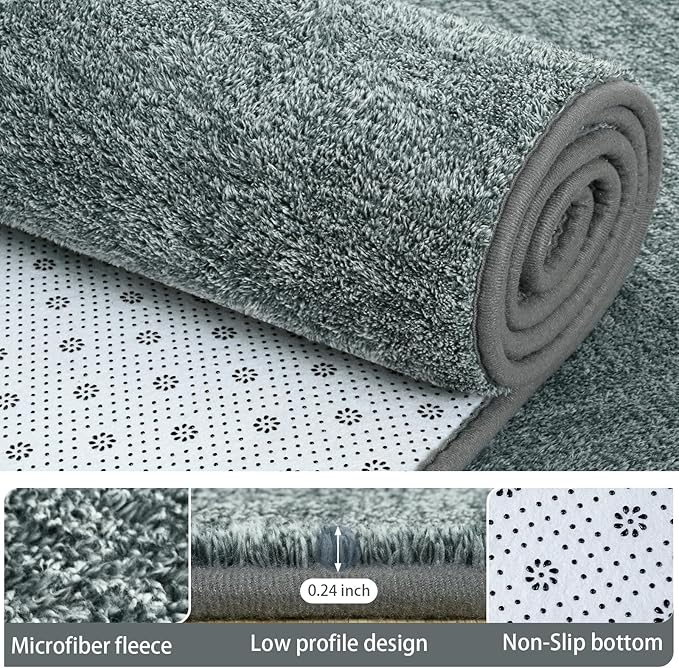 AROGAN Washable 2x8 Runner Rug for Hallway, Long Runner Rugs wtih Soft Memory - Image 3