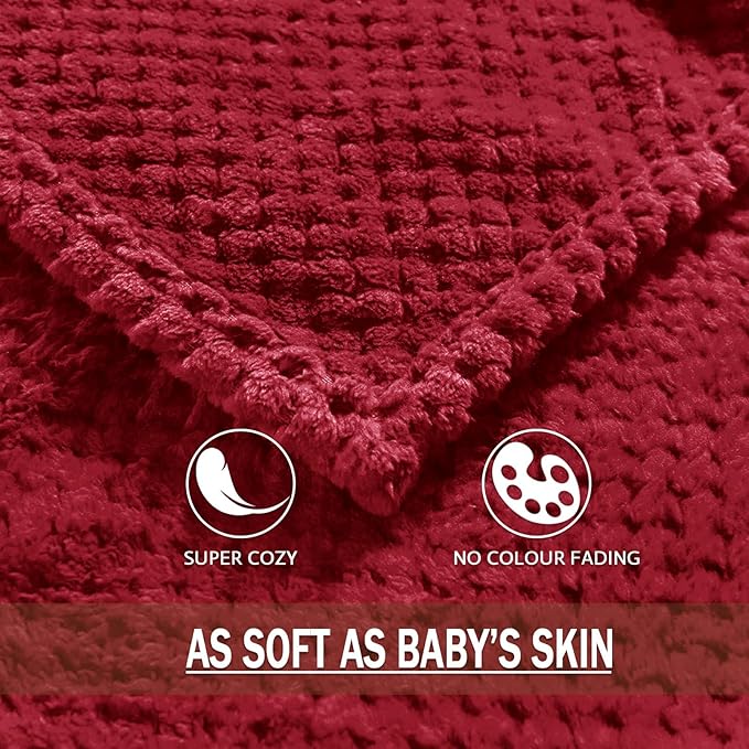 Exclusivo Mezcla Fleece Throw Blanket Extra Large, Super Soft and Warm Blankets - Image 6