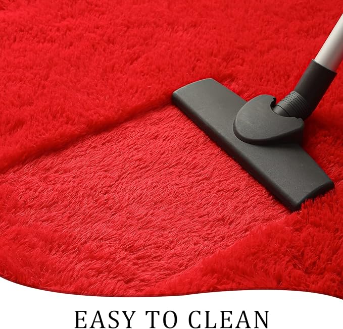 Chicrug Soft Runner Rugs for Bedroom Living Room Plush Fluffy Rug 2x6 Feet - Image 4