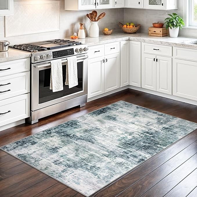 IOHOUZE Abstract Area Rug 3x5 Ft Washable Rugs - Image 2