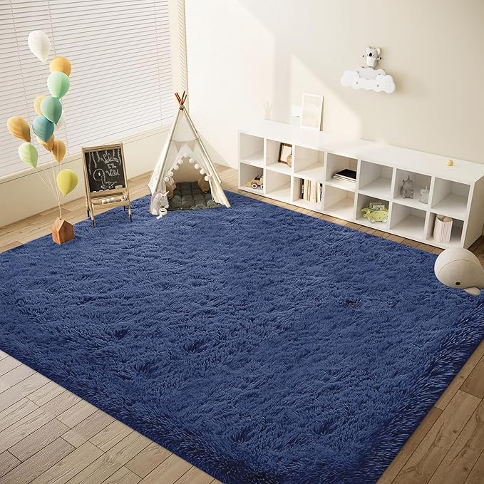 6x9 Area Rug for Living Room: Fluffy Shag Soft Washable Rugs Large Fuzzy Plush - Image 5