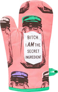 Blue Q B*tch I Am The Secret Ingredient Funny Oven Mitts, Home Kitchen Gifts by BlueQ