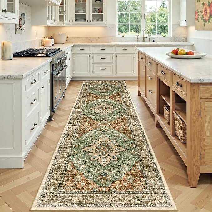 Area Rugs 2'x7' Runner Rug Non Slip Washable by RELEANY