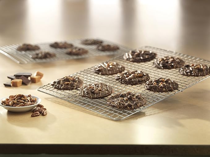 USA Pan Quarter Sheet Oven Safe Nonstick Baking and Cooling Rack - Image 3