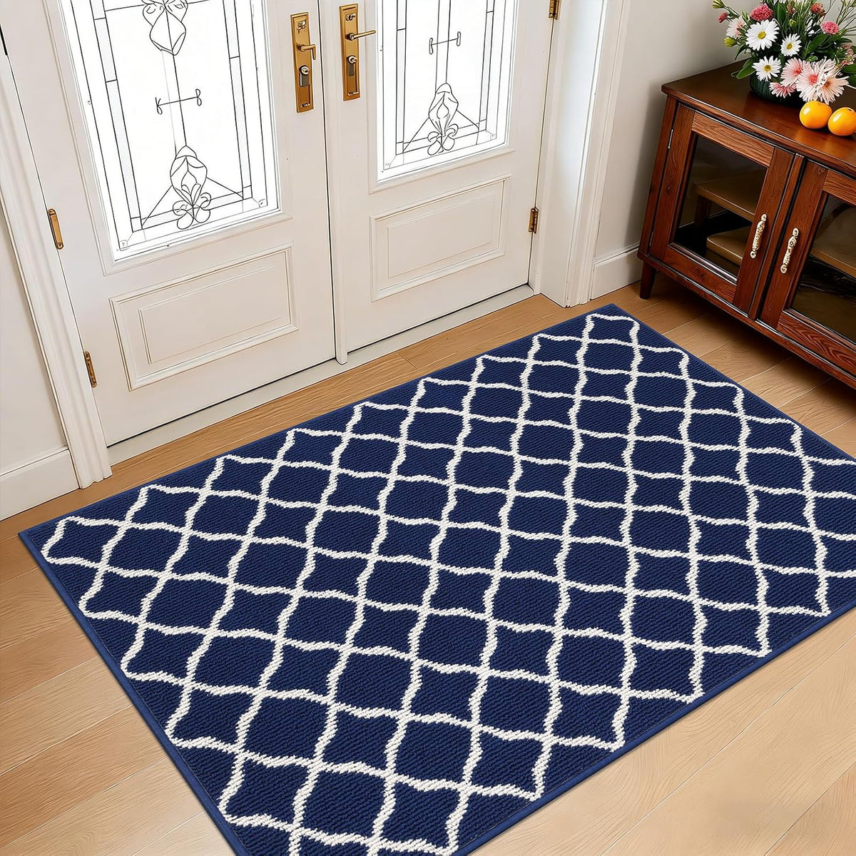 shacos large door mat 3'x5' indoor washable front, main product view