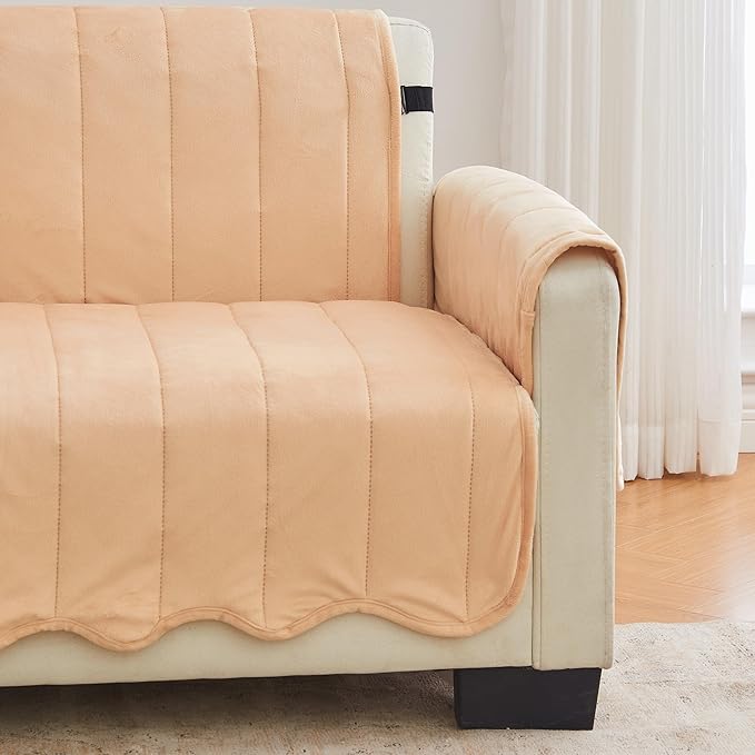 Great Bay Home Velvet Recliner Cover - Image 4