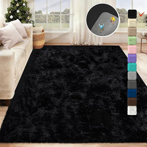 5x8 Area Rug for Living Room: Fluffy Shag Soft Washable Rugs Fuzzy Plush Indoor - Image 2