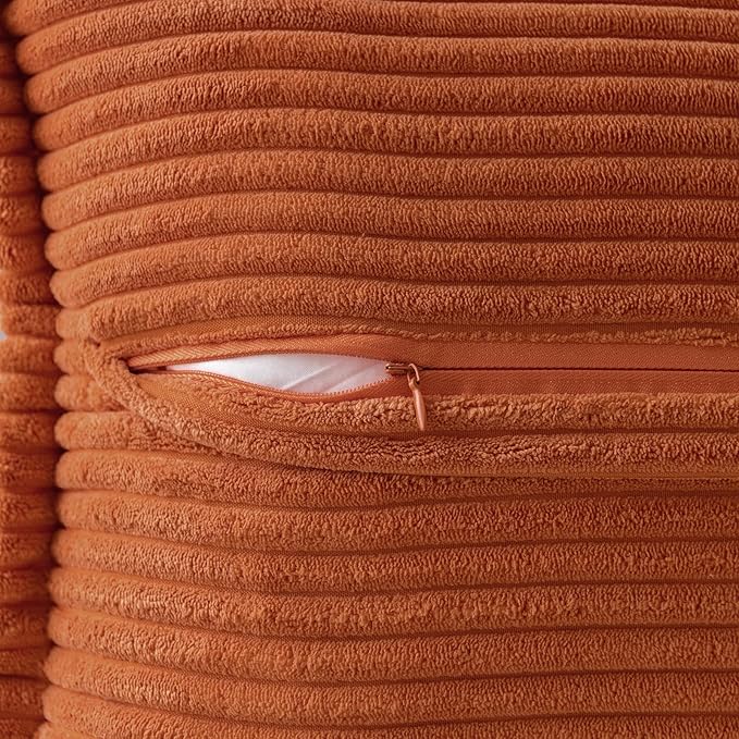 MIULEE Rust Decorative Throw Pillow Covers - Image 3
