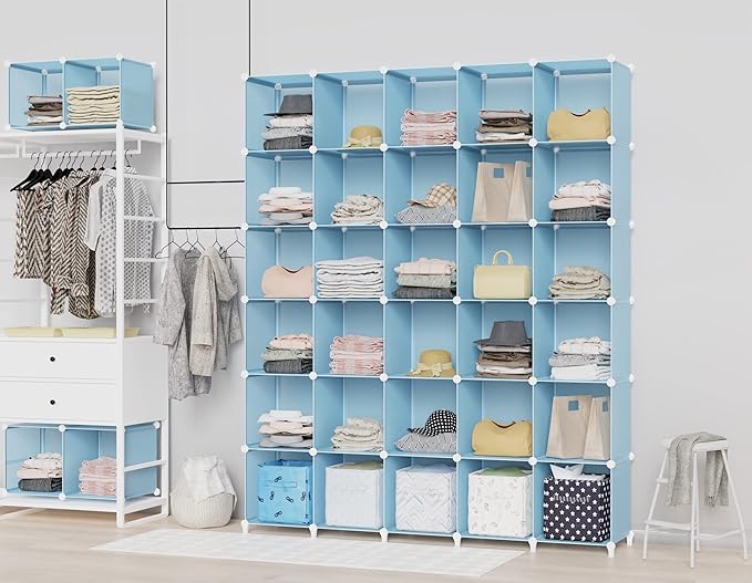 HOMIDEC Closet Organizer, 12-Cube Closet Organizers and Storage, Cube Storage