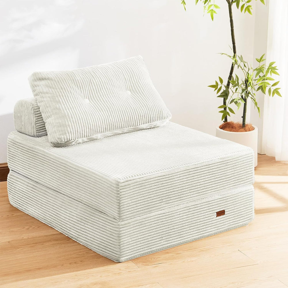 Folding Sofa Bed,No Wall Required Foldable Lounger for Apartment