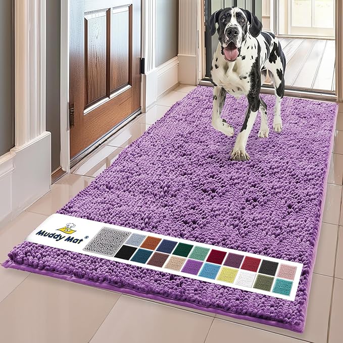 Muddy Mat® | Super Absorbent Door Mat Indoor, Microfiber Quick Dry Chenille by MuddyMat%C2%AE