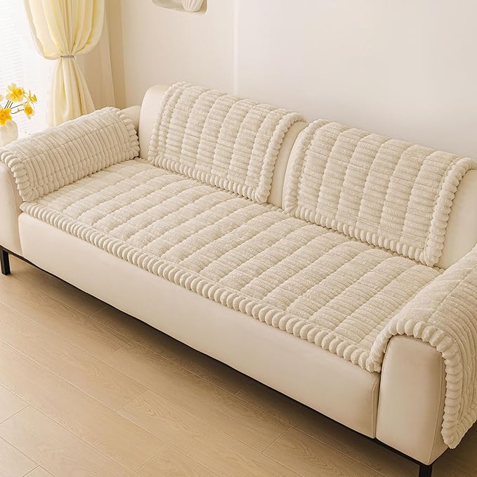 hyha Couch Covers for Dogs Washable, Non Slip Plush Dog Sofa Protectors - Image 9