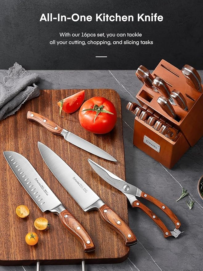 Kitchen Knife Set, Knife Block Set - Image 8