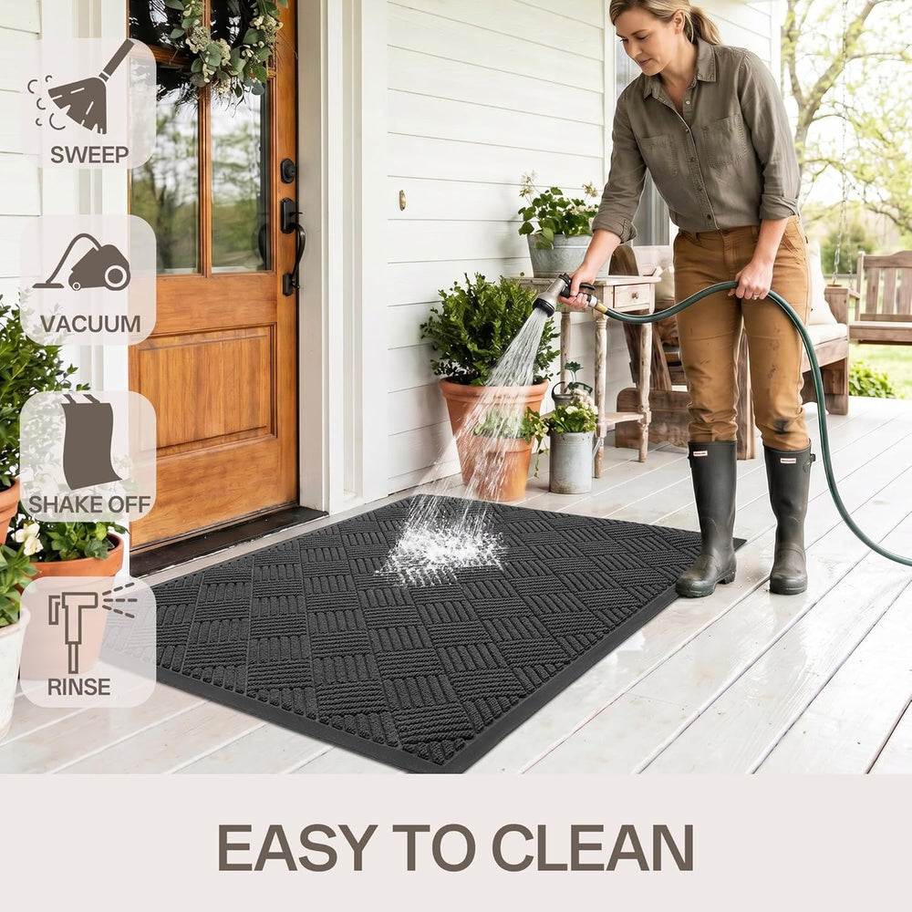 Amyracel Front Door Mat 3'x4', Heavy Duty Waterproof Commercial Floor...