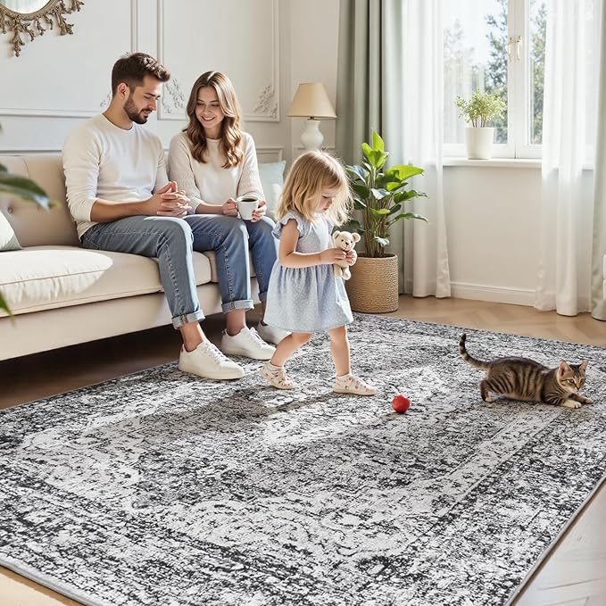 Lofus 8x10 Area Rugs for Living Room, Washable Area Rug, Rugs for Bedroom - Image 8