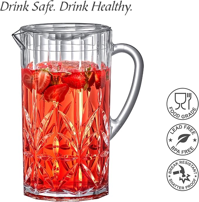 Amazing Abby - Stately - Acrylic Pitcher, Fridge Jug, Shatter-Proof, and More - Image 6