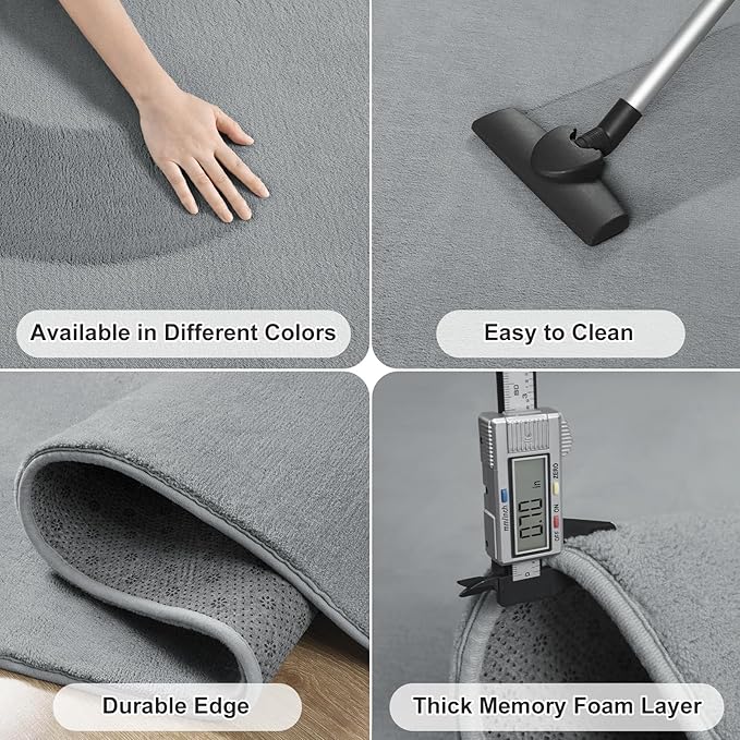 Amearea Modern Soft Hallway Runner Rug, 3x8 Feet Area Rug Runners - Image 5