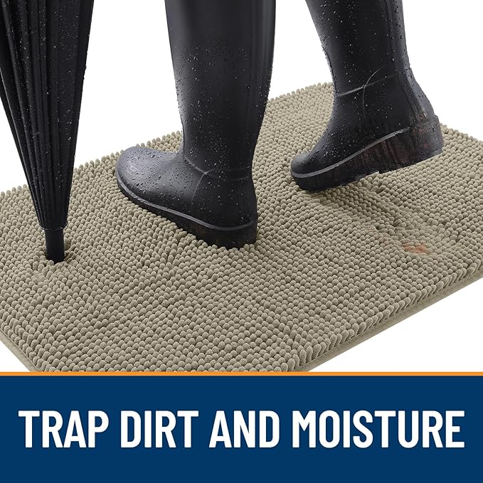 OLANLY Dog Door Mat for Muddy Paws 70x46, Absorbs Moisture and Dirt, Absorbent - Image 2