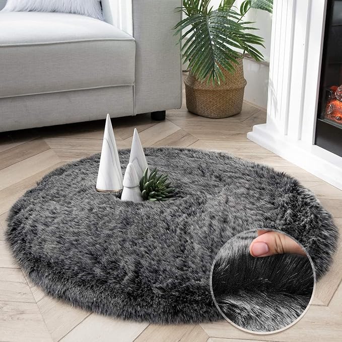 Ashler HOME DECO Soft Fox Faux Fur Chair Couch Cover Area Rug by AshlerHomeDeco