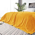 BEDELITE Fleece Blanket Queen Size – 3D Ribbed Jacquard Soft and Warm by BEDELITE