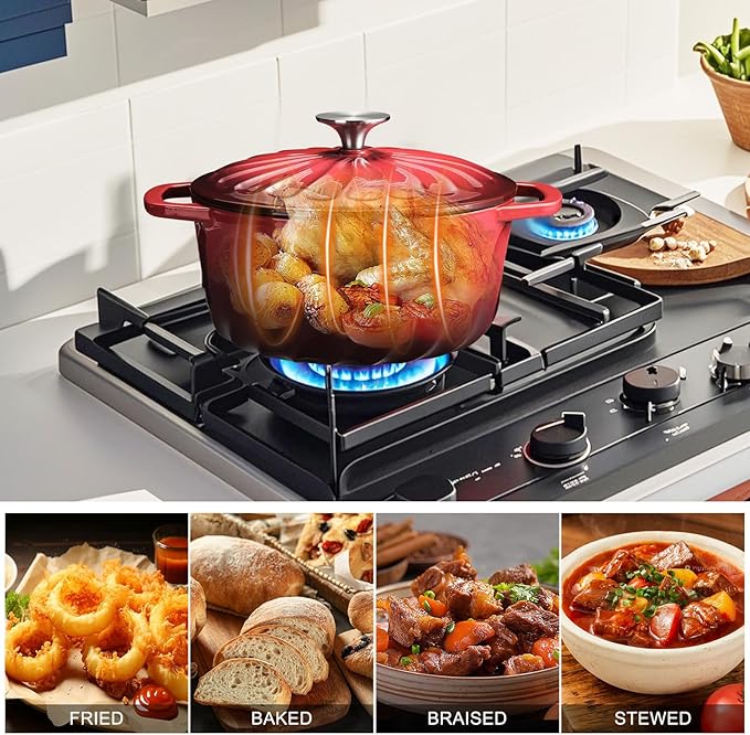 Enameled Cast Iron Dutch Oven Pot