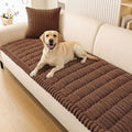 Smiry Couch Cover for Dogs Washable, Non Slip Fuzzy Pet Couch Covers for 3 by Smiry