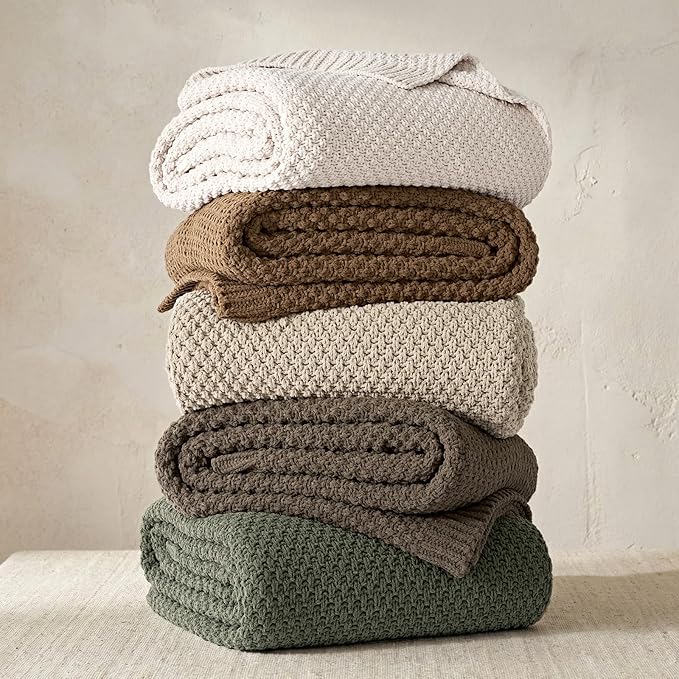 EVERGRACEHOME Chunky Chenille Knit Throw Blanket - Image 6